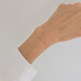 14K Just Initial Bracelet