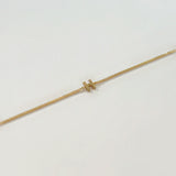 14K Just Initial Bracelet