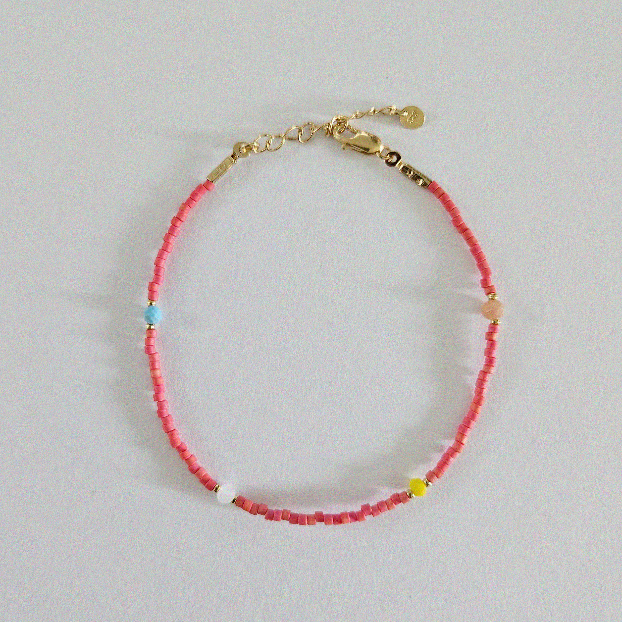 Iris Beads Chain Bracelet