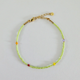 Iris Beads Chain Bracelet