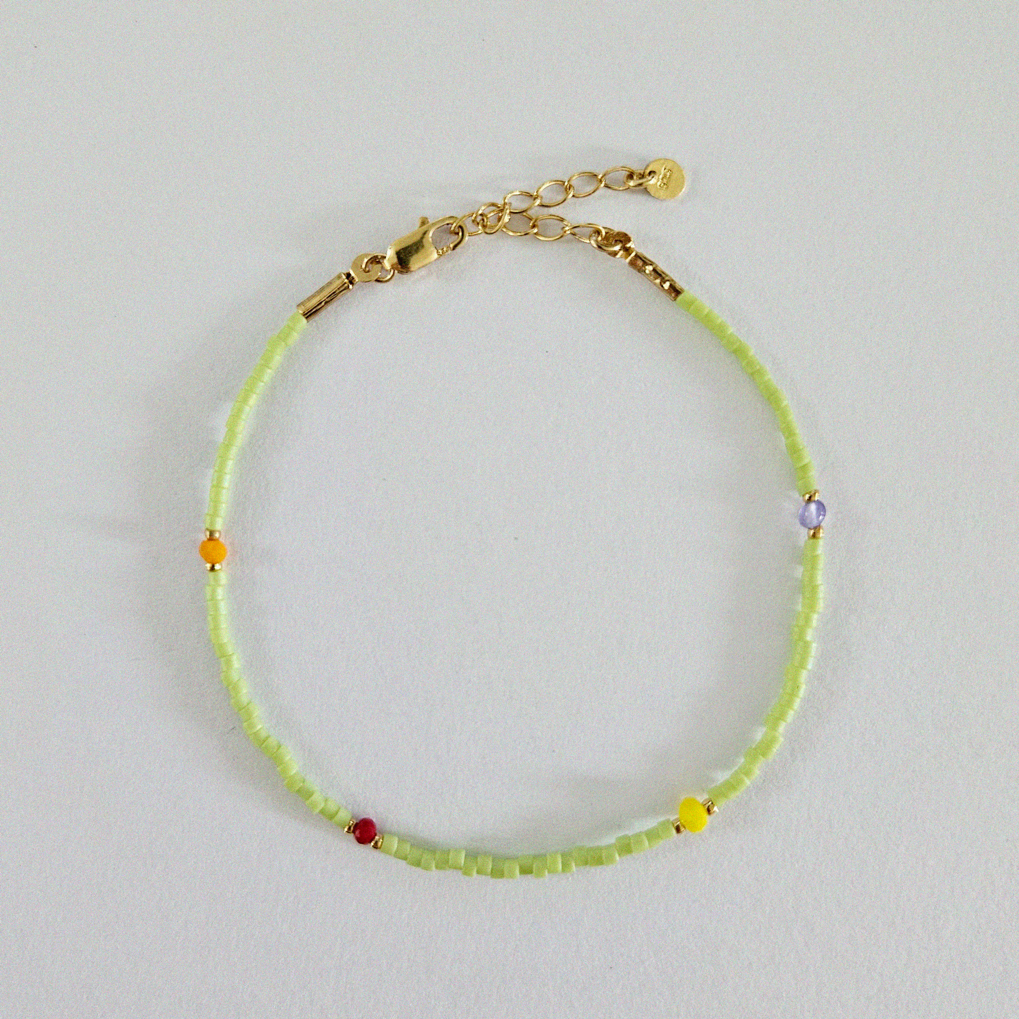 Iris Beads Chain Bracelet