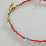 Iris Beads Chain Bracelet