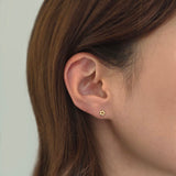 14K Blooming Cartilage Earring