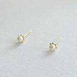 14K Bloom Pearl Studs