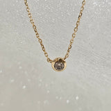 14K Diamond Accent Necklace (B)