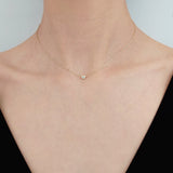 14K Diamond Accent Necklace (B)