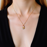 Gold Filled Maris Shell & Pearl Necklace