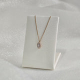 14K Gleam Crystal Necklace