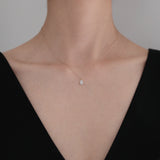 14K Gleam Crystal Necklace