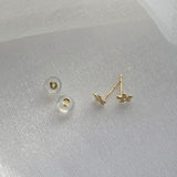 14K Golden Daisy Studs