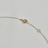 14K La Cross Diamond Necklace