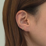 14K Loveline Cartilage Earring