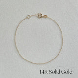 14K Lyon Chain Bracelet