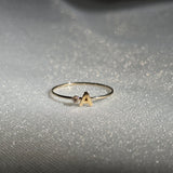 14K My Initial W Diamond Ring (N-Z)