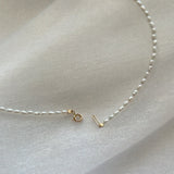 14K Seed Pearl Necklace