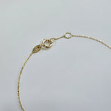 14K Petite Cross Bracelet