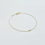 14K Petite Diamond Bracelet