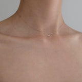 14K Petite Pearl Necklace