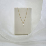 14K Petite Pearl Necklace