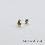 14K Teardrop Cartilage Earring