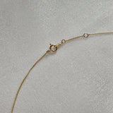 14K Small Whale Tail Necklace